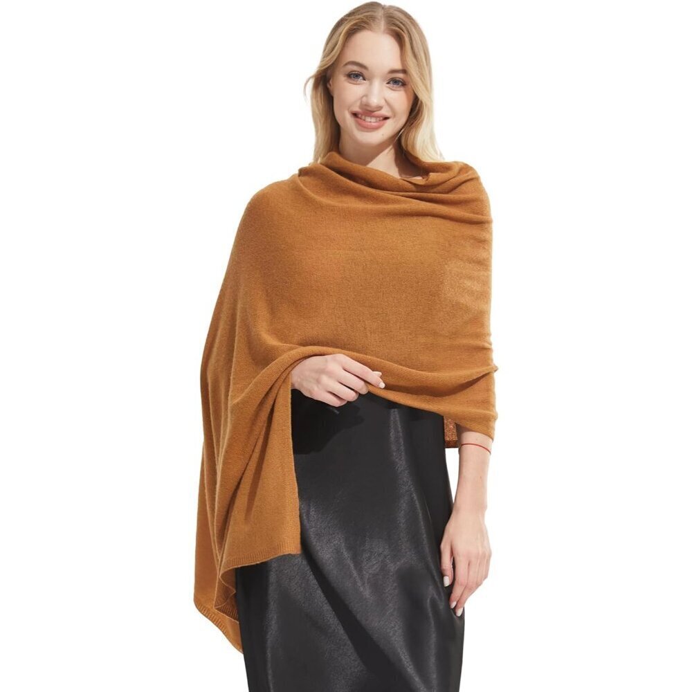 Luxury Cashmere Shawl Wrap Women All-Season Oversized Travel Blanket Casual